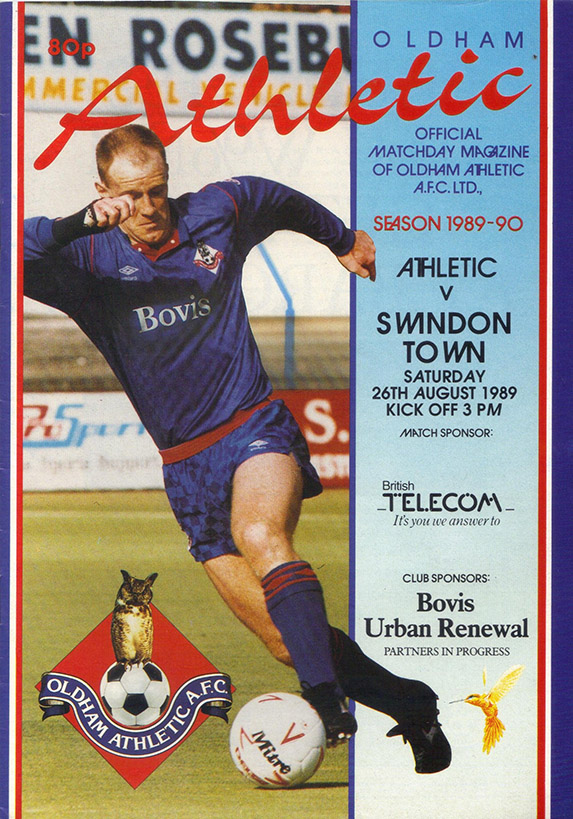 <b>Saturday, August 26, 1989</b><br />vs. Oldham Athletic (Away)